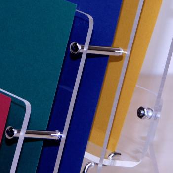 4-fach Tischständer DIN A6 Hochformat hintereinander